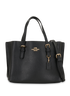 Mollie Tote 25, &pound;190, Handbags, Black, Leather, Front view